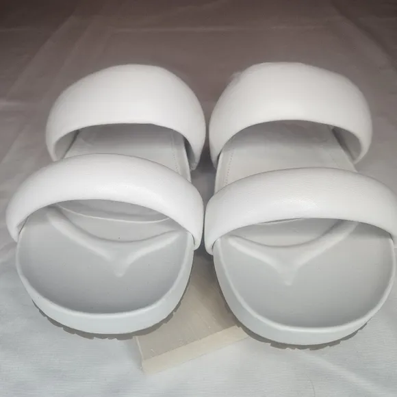 Cole Haan Mojave Double Band Slide Ivory 9 NWT