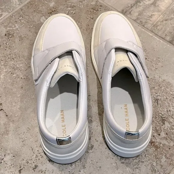Cole Haan Sneakers Grand CrossCourt Monk Strap City White Size 11M NWT