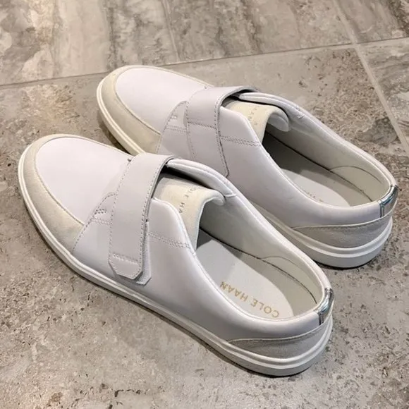 Cole Haan Sneakers Grand CrossCourt Monk Strap City White Size 11M NWT