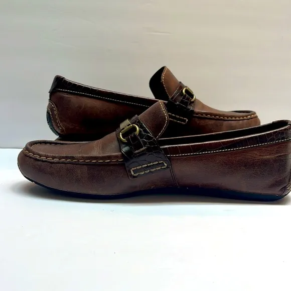 Cole Haan Venetian Loafer Men’s French Roast Brown Loafers Buckle C11396