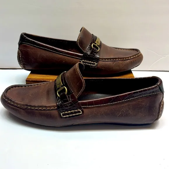 Cole Haan Venetian Loafer Men’s French Roast Brown Loafers Buckle C11396