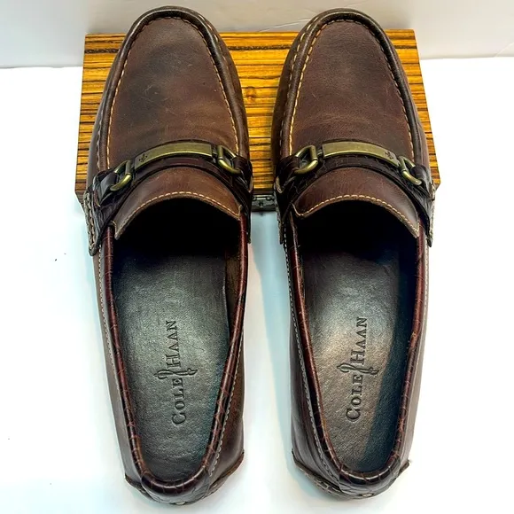 Cole Haan Venetian Loafer Men’s French Roast Brown Loafers Buckle C11396