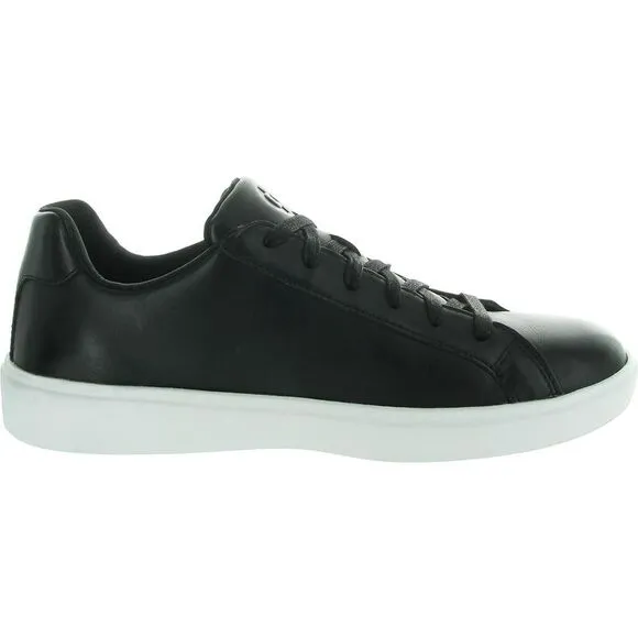 Cole Haan Womens Black Lace-Up Leather Casual And Fashion Sneakers New