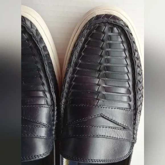 🎁🩷💚⚜️Cole Haan⚜️🩷💚Mens Pinch Weave Loafer Blue Braided Weekend Shoe Sz 10.5