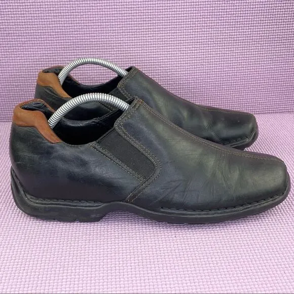 Cole Haan Zeno Leather Slip On Loafers Black 10 C07485