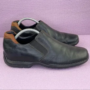Cole Haan Zeno Leather Slip On Loafers Black 10 C07485