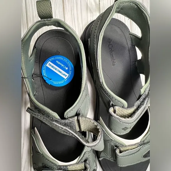Columbia Men's 2 Strap Sandal traction water summer slip on slides olive size 11