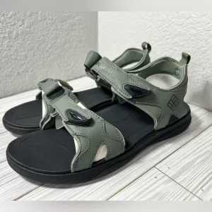 Columbia Men's 2 Strap Sandal traction water summer slip on slides olive size 11