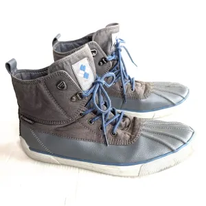 COLUMBIA men's wet weather lace-up duck boots