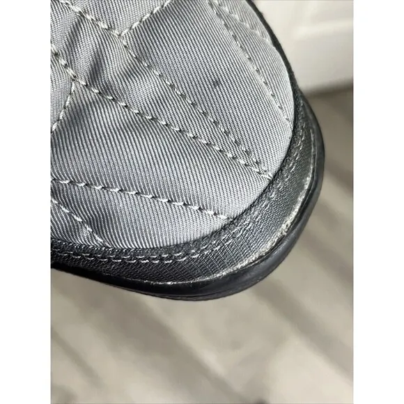Columbia Omni-Grip Waterproof Quilted Boots Faux Fur Lace Up Gray Size 7