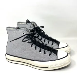 Converse Chuck 70 Sneakers High Top Silver Black Casual Skate Women Size 572038C
