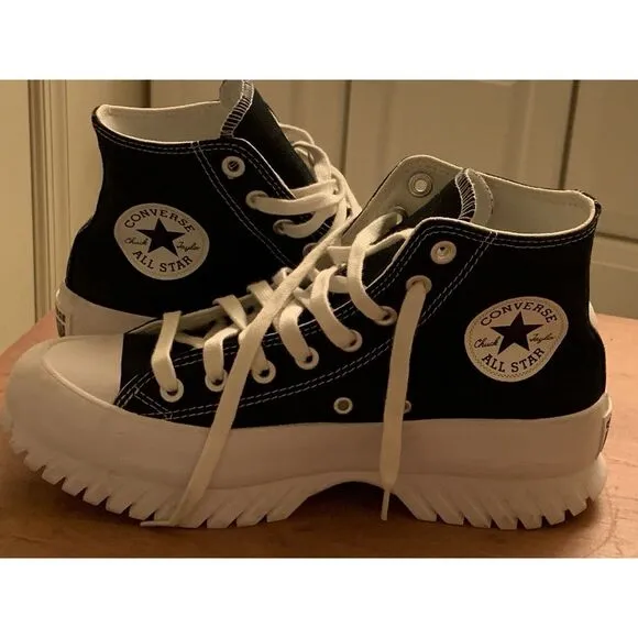 Converse Chuck Taylor All Star Lugged 2.0 High Black White 2022 Men's 7 Woman 9