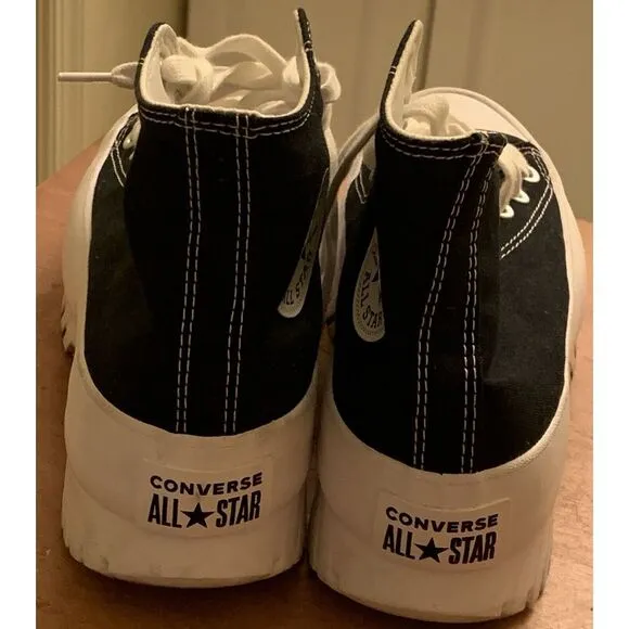 Converse Chuck Taylor All Star Lugged 2.0 High Black White 2022 Men's 7 Woman 9