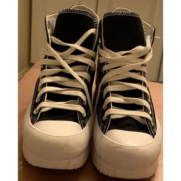 Converse Chuck Taylor All Star Lugged 2.0 High Black White 2022 Men's 7 Woman 9
