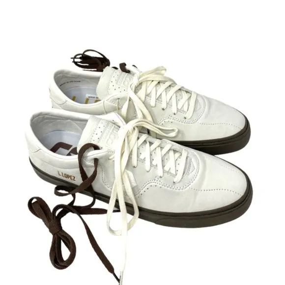 Converse CONS Louie Lopez Pro Low Top Beige Women's Nubuck Size Sneakers 172629C