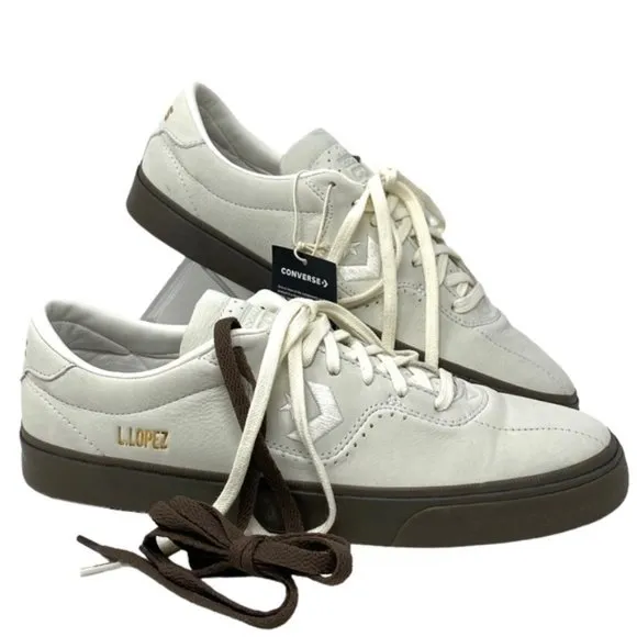 Converse CONS Louie Lopez Pro Low Top Beige Women's Nubuck Size Sneakers 172629C