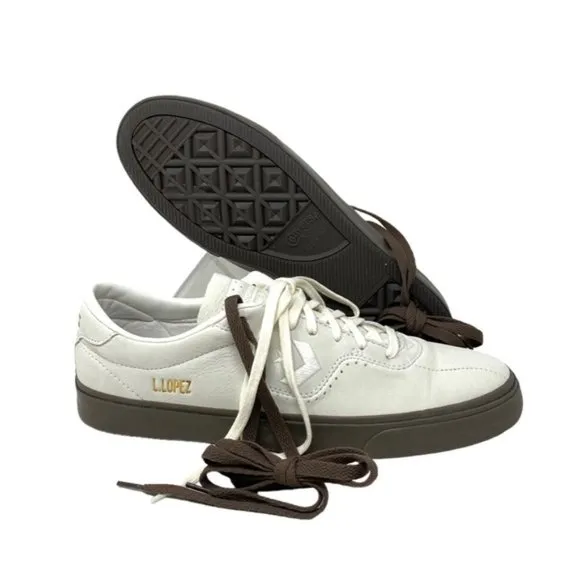 Converse CONS Louie Lopez Pro Low Top Beige Women's Nubuck Size Sneakers 172629C
