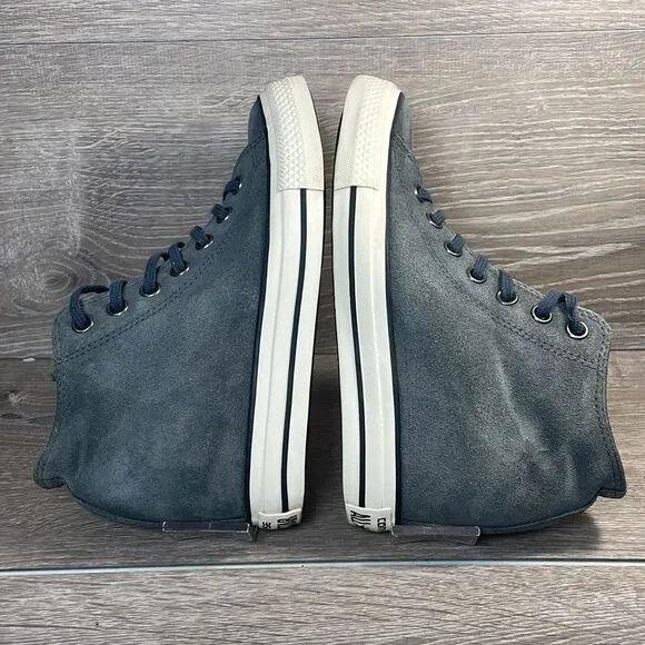 Converse CT All-Star Lux Gray Blue Leather Women’s Sz 8 Hidden Wedge Sneakers