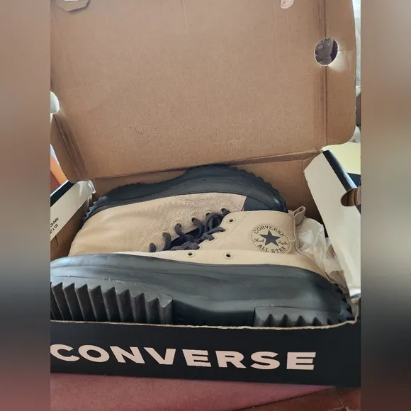 Converse Unisex High-Top Sneakers - Gray