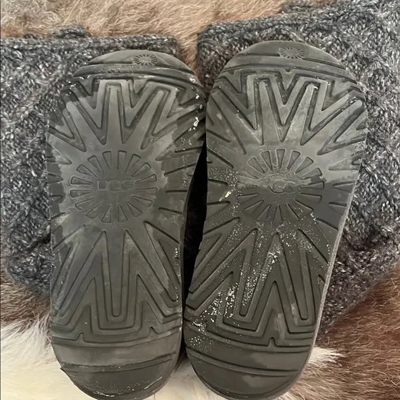 Cozy‎ Grey Quilted Women's Boots