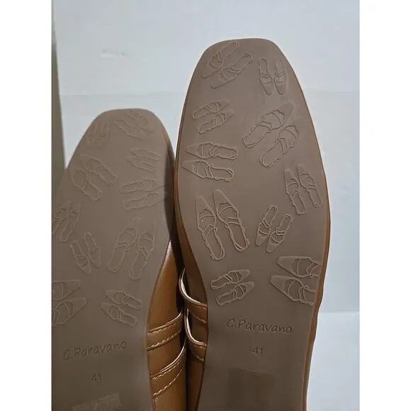 C.Paravano Mary Jane Flats for Women Ballet Flats Mary Jane Shoes EU 39 US 8.5