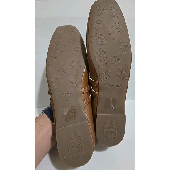 C.Paravano Mary Jane Flats for Women Ballet Flats Mary Jane Shoes EU 39 US 8.5