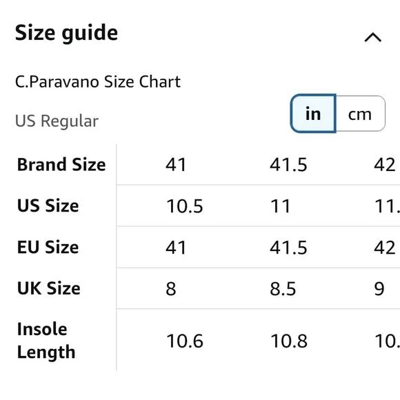 C.Paravano Mary Jane Flats for Women Ballet Flats Mary Jane Shoes EU 39 US 8.5