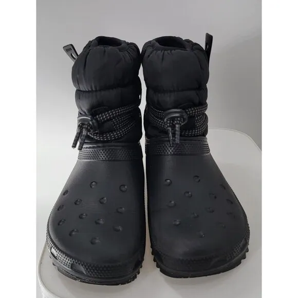 Crocs Classic Neo Puff Luxe Black Women's Winter Boots
