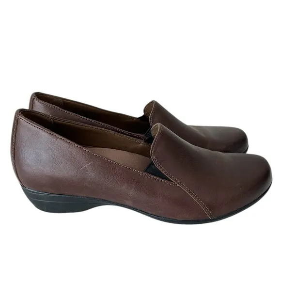 Dansko Farah Soft Leather Loafers Brown Size EU 39