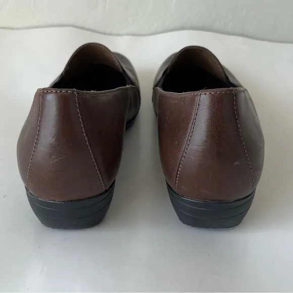 Dansko Farah Soft Leather Loafers Brown Size EU 39