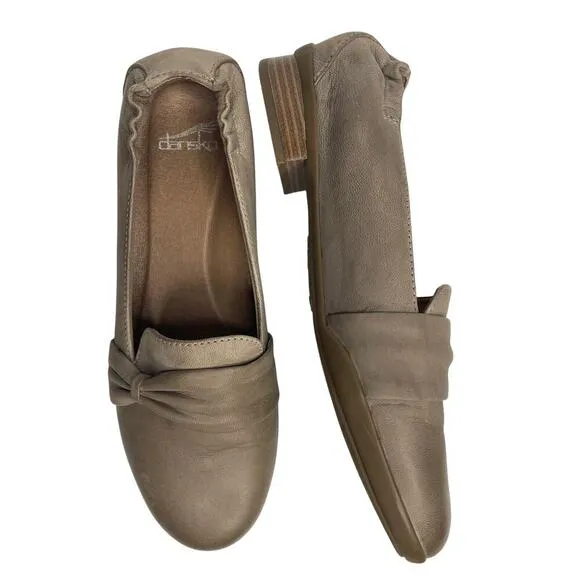Dansko Karen Taupe Slip-on Loafers size 38
