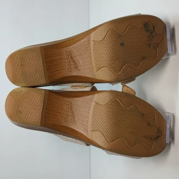 Dansko Sophie slip-on slides sandals womans size 9.5-10.  EU 40