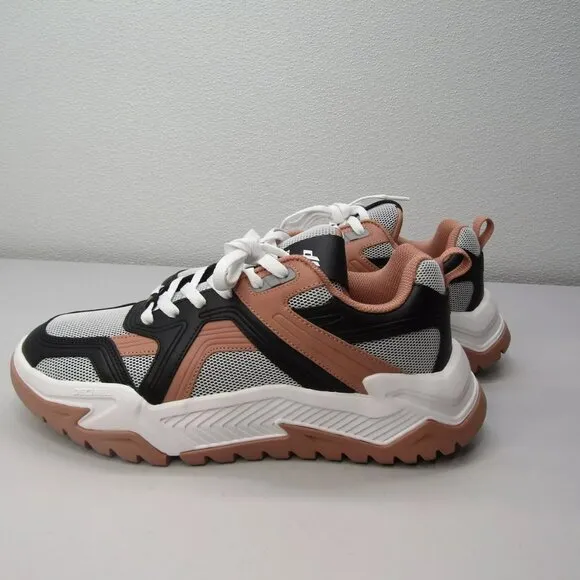 Decibel Mens US Size 12 Volume 1 Runners Black White Tan Grey