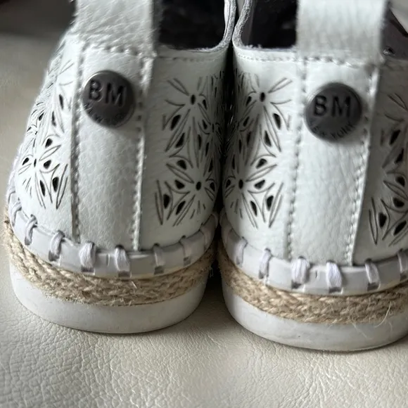 Denim&amp;Co Cream Espadrilles Casual Slip-On