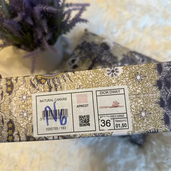 Dior Cream Loafers with Signature Branding