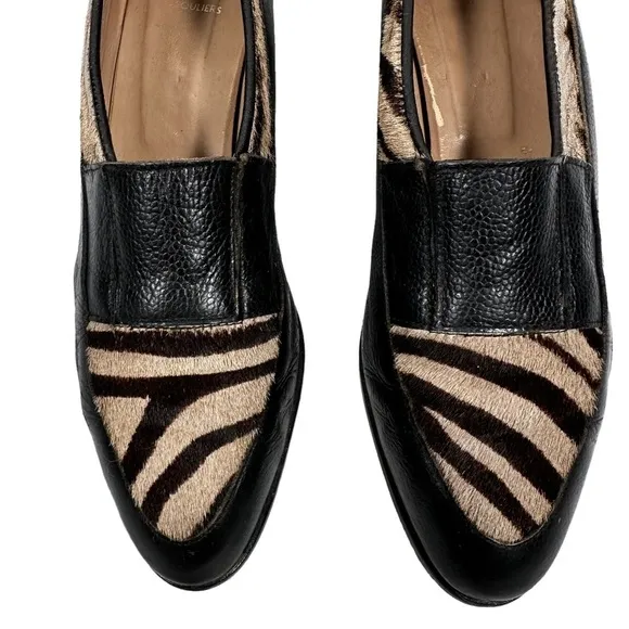 DIOR Vintage Tiger Calf Hair &amp; Leather Loafers