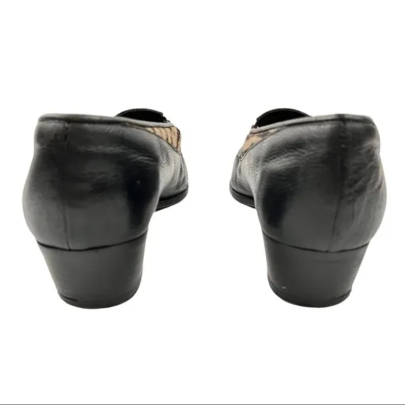 DIOR Vintage Tiger Calf Hair &amp; Leather Loafers