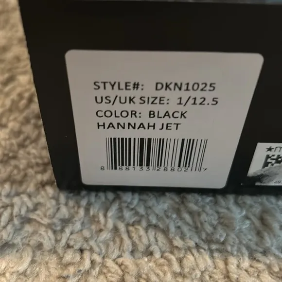DKNY Girl's Hannah Jet High-Top Zipup Sneaker 1 NEW