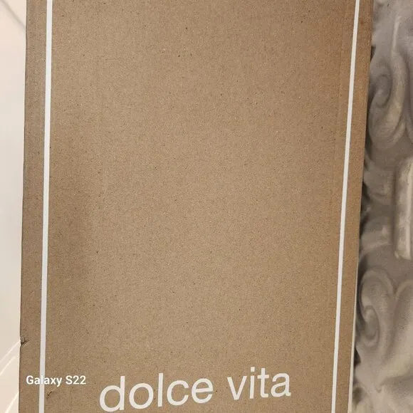 Dolce Vita Black Leather &quot;Yanni&quot; Block Heeled Loafers. NIB. Size 8.5