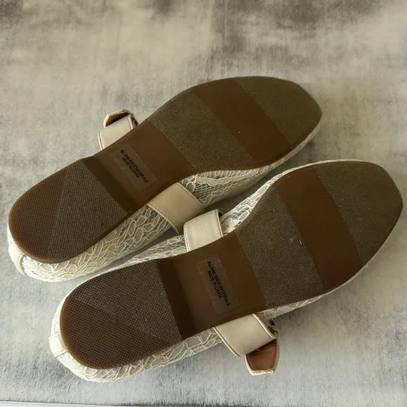 Dolce Vita Lace Flats Ivory Sz. 8