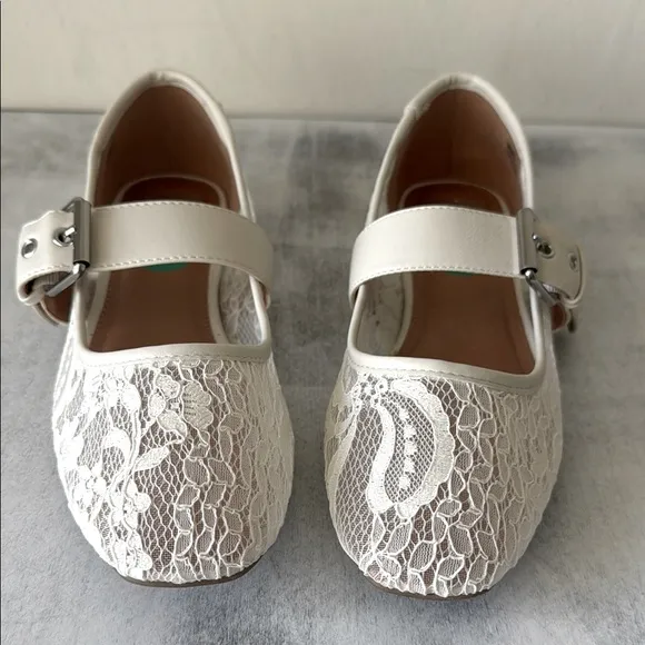 Dolce Vita Lace Flats Ivory Sz. 8