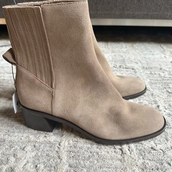 Dolce Vita Waterproof Leather or Suede Boots Linny H20 Brown Size - 8