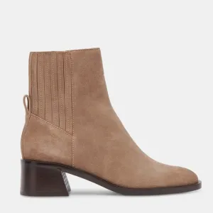 Dolce Vita Waterproof Leather or Suede Boots Linny H20 Brown Size - 8