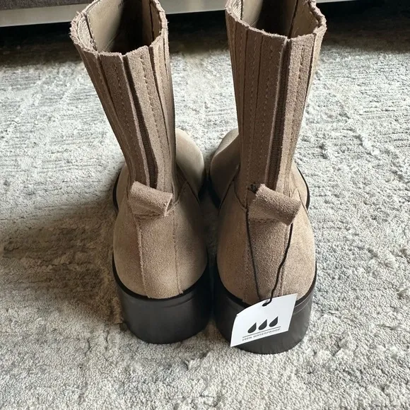 Dolce Vita Waterproof Leather or Suede Boots Linny H20 Brown Size - 8