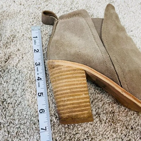 Dolce Vita Western Leather Boots Y2K Ankle Booties Sz 7.5