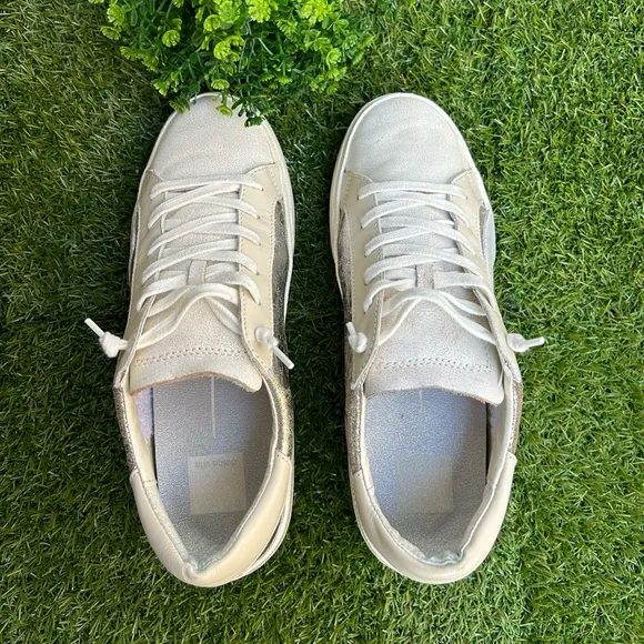 Dolce vita Zina Sneakers Chrome DistressedLeather 7.5 gently used