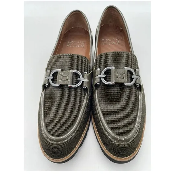 Donald Pliner Women's Size 7 Green Clio Loafers, Slip-On Shoes, Comfortable