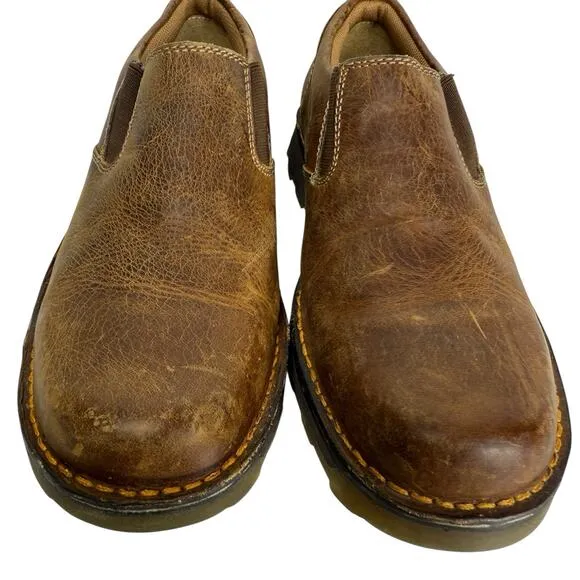 Dr. Doc Martens Maclean comfort Slip On Brown Leather Loafers Mens Size 10