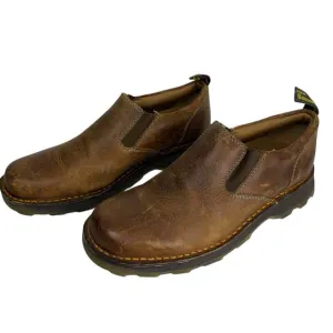 Dr. Doc Martens Maclean comfort Slip On Brown Leather Loafers Mens Size 10