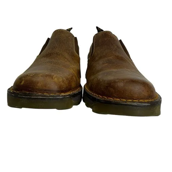 Dr. Doc Martens Maclean comfort Slip On Brown Leather Loafers Mens Size 10